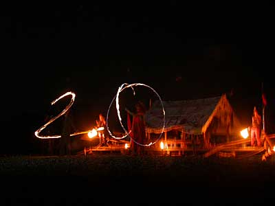 Knstler bei Nacht