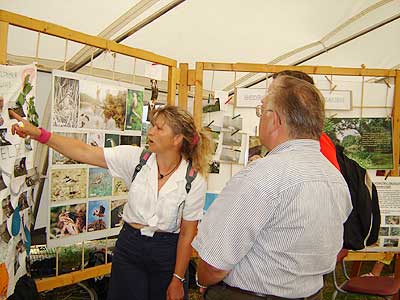 Präsentation von Campfotos